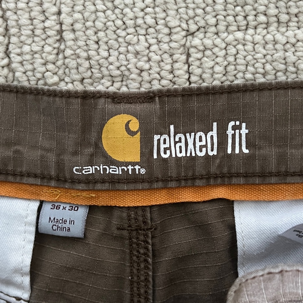 Carhartt Relaxed Fit Tan Pants - Picture 4 of 6